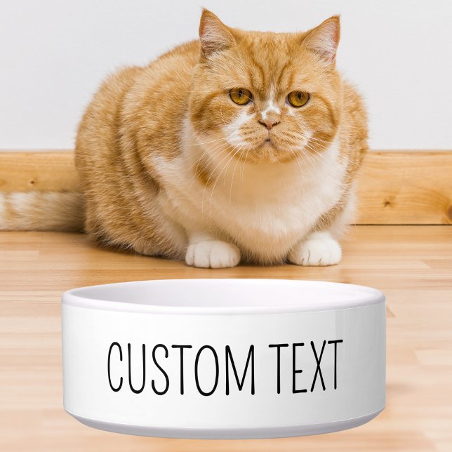 Design Your Own Funny Dog Gift Pet Food Water Bowl (Creator Uploaded)