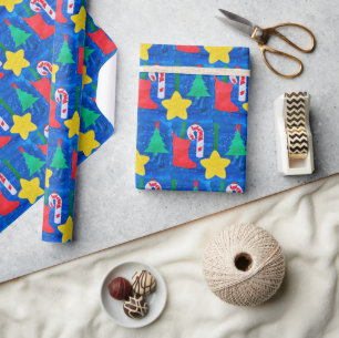 Design Your Own Gift Wrap with Your Child's Art