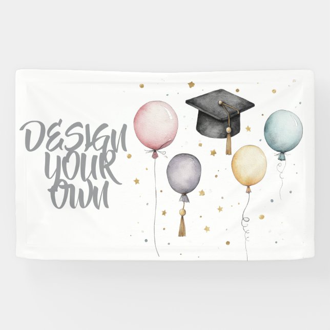 Design Your Own Graduation Banner (Horizontal)