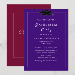 Design Your Own Graduation Invitations Example