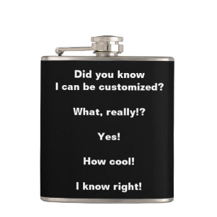 Design your own hip flask