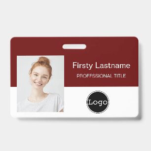 design your own id card - Photo, Bar Code, Logo, Badge
