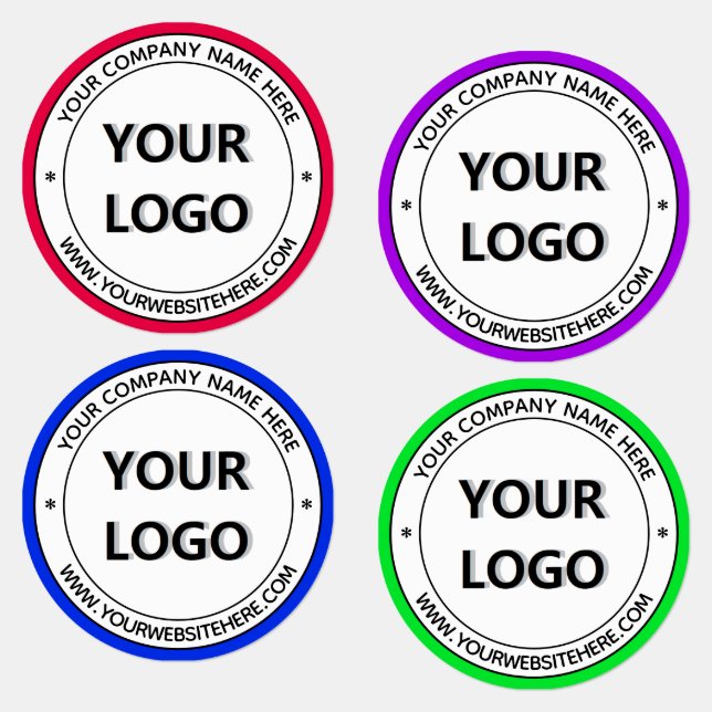Design Your Own Labels with Company Logo and Text (Group)