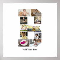 Design Your Own Letter B Photo Collage