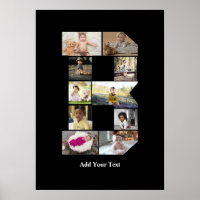 Design Your Own Letter B Photo Collage