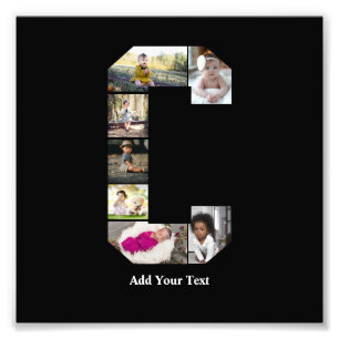 Design Your Own Letter C Photo Collage