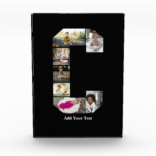 Design Your Own Letter C Photo Collage Block