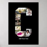 Design Your Own Letter C Photo Collage