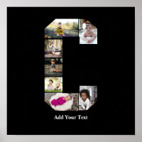 Design Your Own Letter C Photo Collage