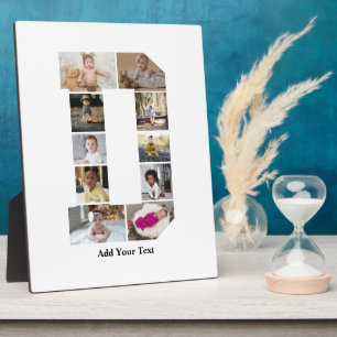 Design Your Own Letter D Photo Collage Plaque