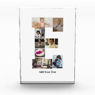 Design Your Own Letter E Photo Collage Block