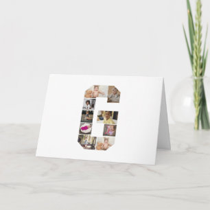 Design Your Own Letter G Photo Collage Card