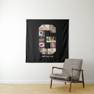 Design Your Own Letter G Photo Collage Tapestry