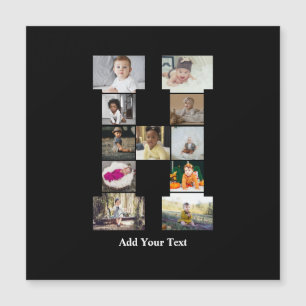 Design Your Own Letter H Photo Collage