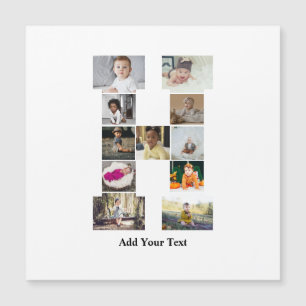 Design Your Own Letter H Photo Collage