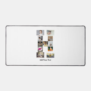 Design Your Own Letter H Photo Collage Desk Mat