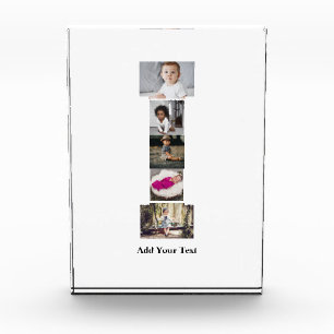 Design Your Own Letter I Photo Collage Block