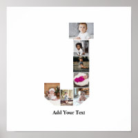 Design Your Own Letter J Photo Collage