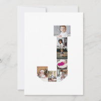 Design Your Own Letter J Photo Collage Poster