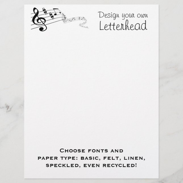Design your own Letterhead (Front)