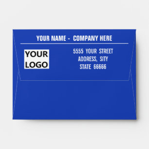 Design Your Own Logo Address Envelope Template