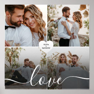 Design Your Own Love Collage Photography Poster