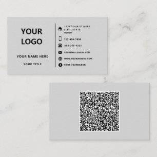 Design Your Own Made Scan QR Code Business Card