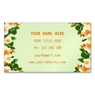 Design Your Own Magnetic Business Card Template