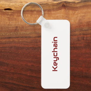Design Your Own Metal Rectangle Key Ring