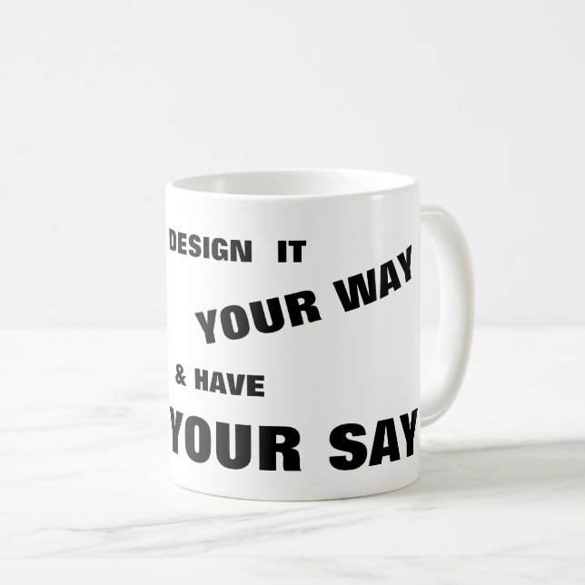 Design Your Own Mug (Front Right)