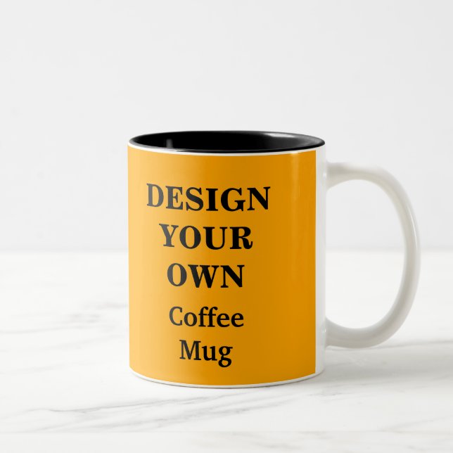 Design Your Own Mug - Orange (Right)