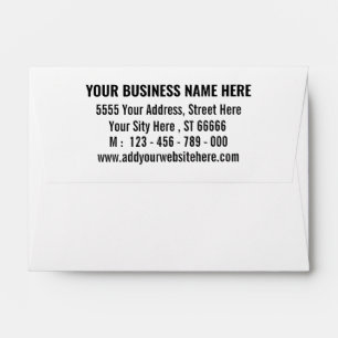 Design Your Own Name Info Address Envelope