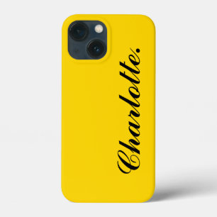 Design Your Own Name on This Gold iPhone 13 Mini Case