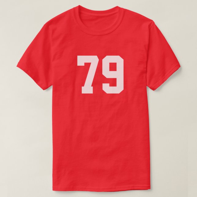 Design Your Own Numbers T-Shirt (Design Front)