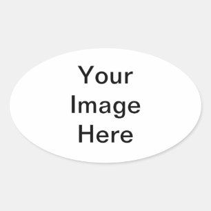 design your own oval sticker