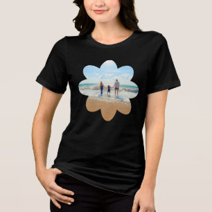 Design Your Own Personalised Custom Photo Tri-Blend Shirt
