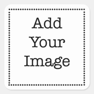 Design Your Own Personalised Square Sticker