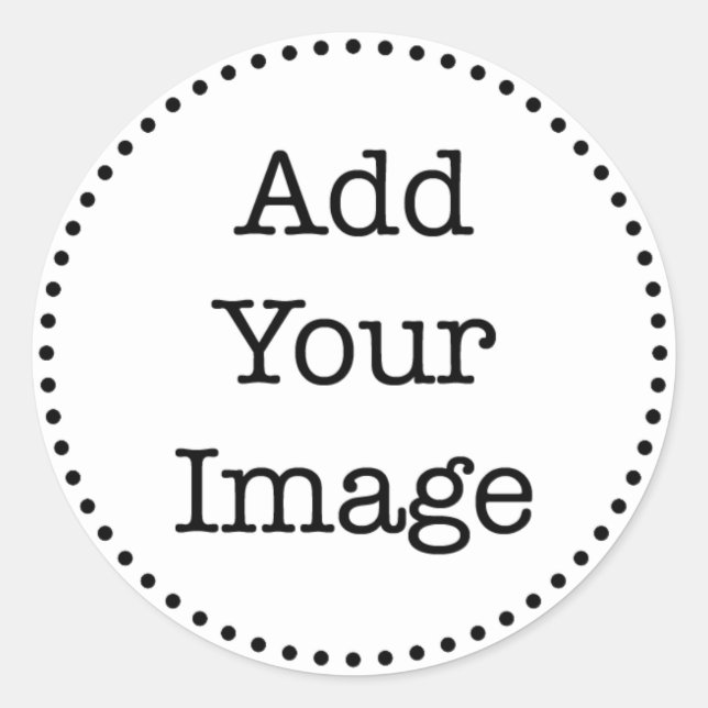 Design Your Own Personalised Sticker (Front)