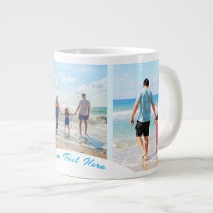 Design Your Own Photo Collage Mug Gift with Text