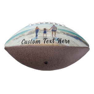 Design Your Own Photo Football Personalised Text