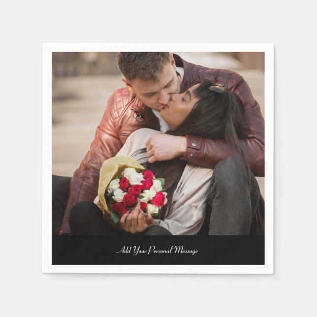 Design Your Own Photo  Napkin (Front)