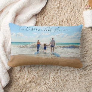 Design Your Own Photo Pillow Personalized Text