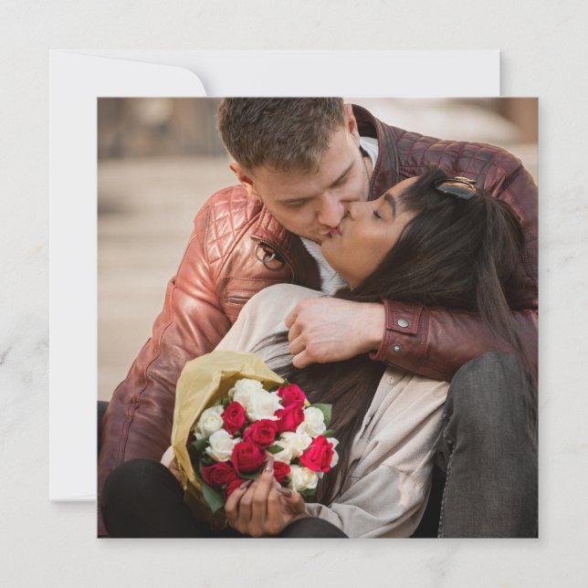 Design Your Own Photo  Thank You Card (Front)