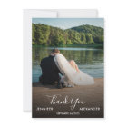Design your own photo Thank you Wedding card