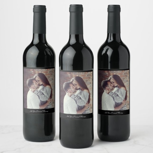 Design Your Own Photo Wine Label (Bottles)