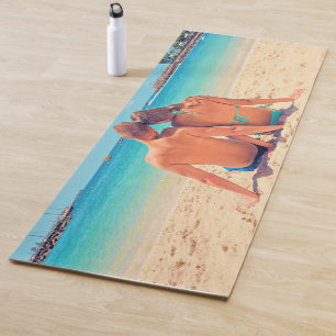 Design Your Own Photo Yoga Mat with Custom Text