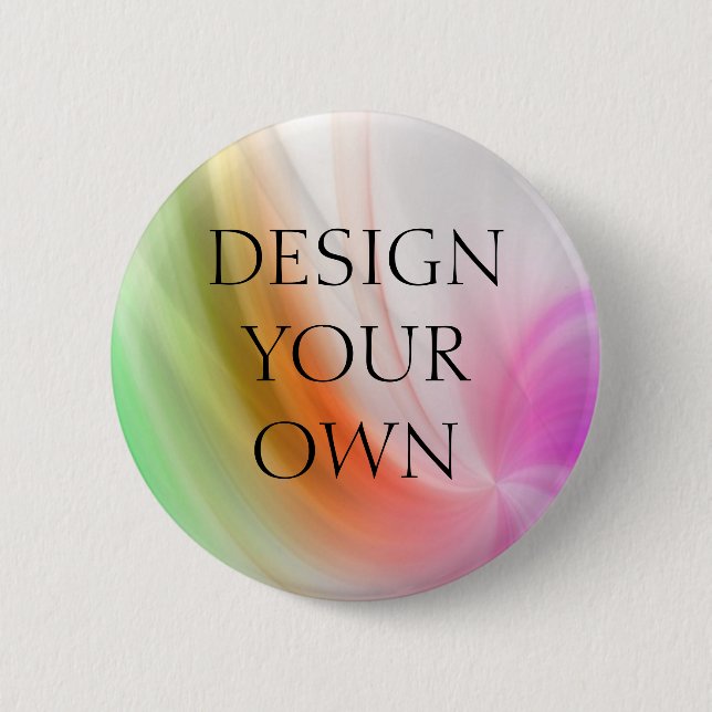 Design Your Own Pin/Badge 6 Cm Round Badge (Front)