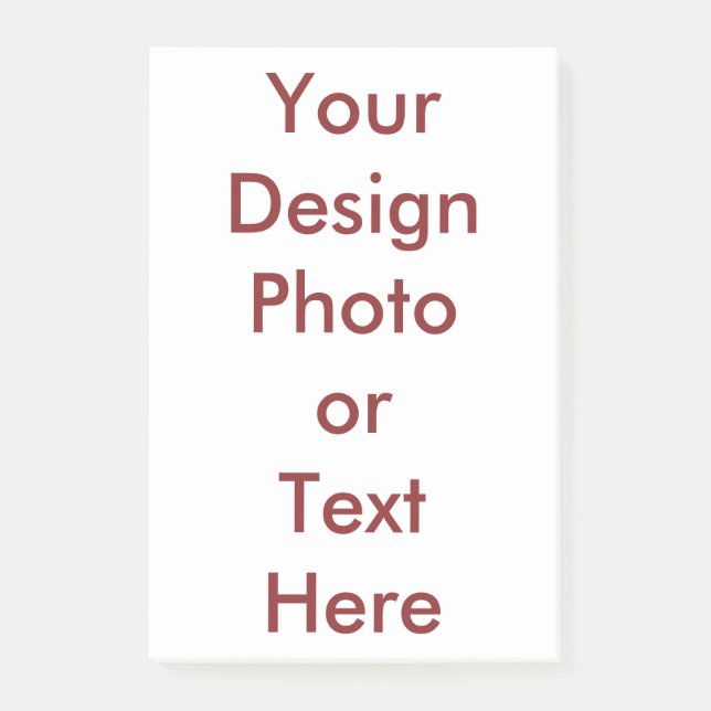 Design Your Own Post-it® Notes 4 x 6 (Front)