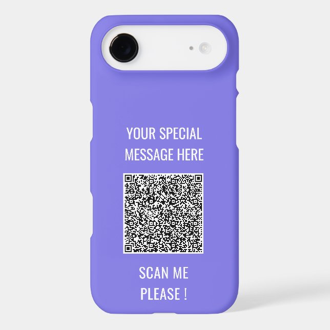 Design Your Own QR Code Custom Text and Colours (Back)