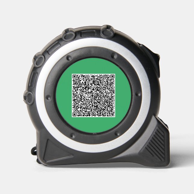Design Your Own QR Code Scan Business Tape Measure 1 (Front)